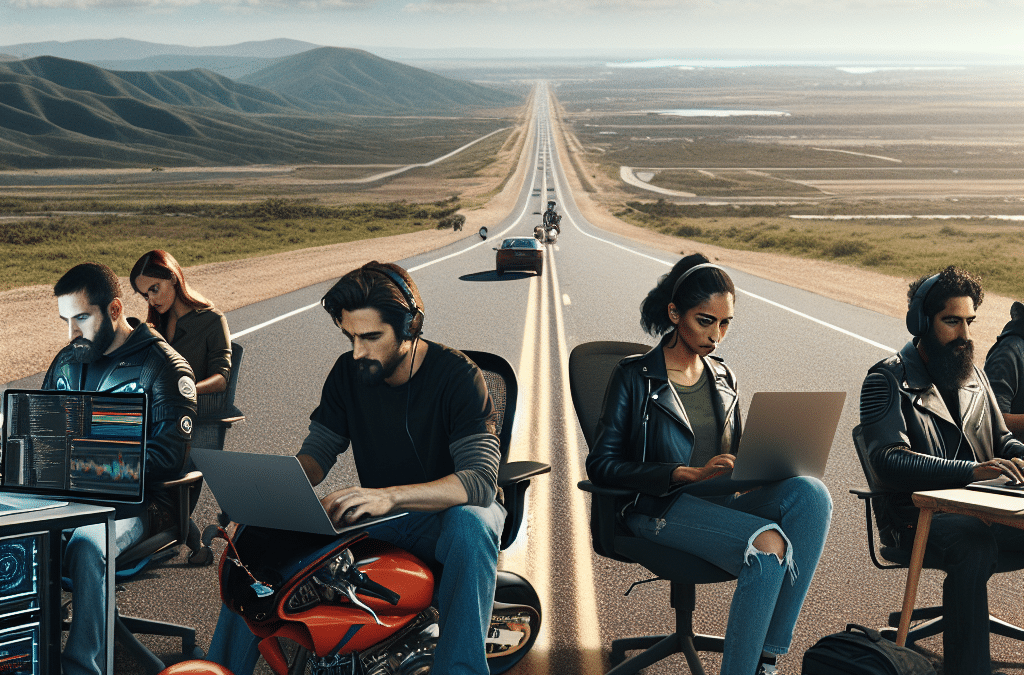 “From the Open Road to Remote Work: Jobs Bikers Can Do Anywhere”