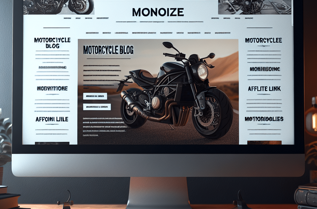 “How to Monetize Your Motorcycle Blog with Affiliate Links”