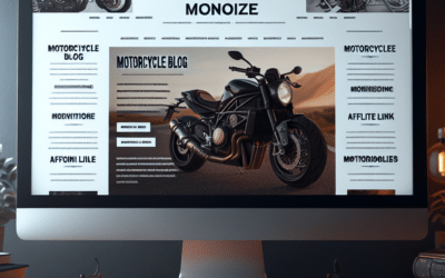 “How to Monetize Your Motorcycle Blog with Affiliate Links”