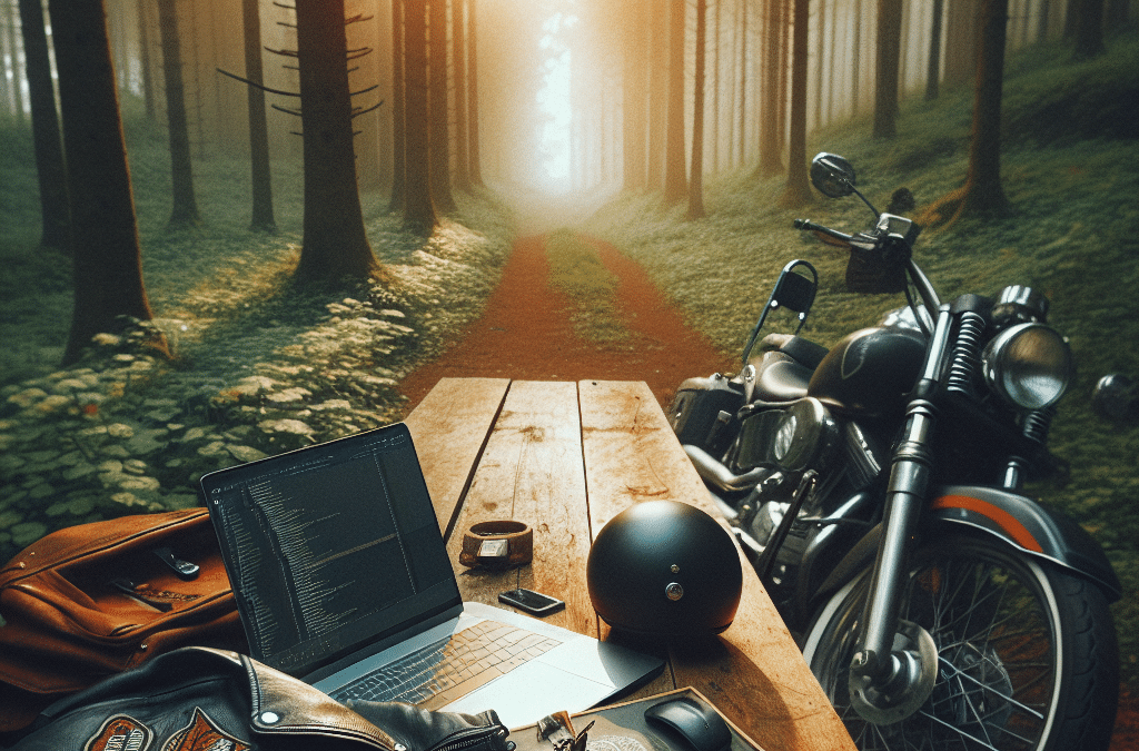 “Remote Work and the Biker Lifestyle: How to Make It Happen”