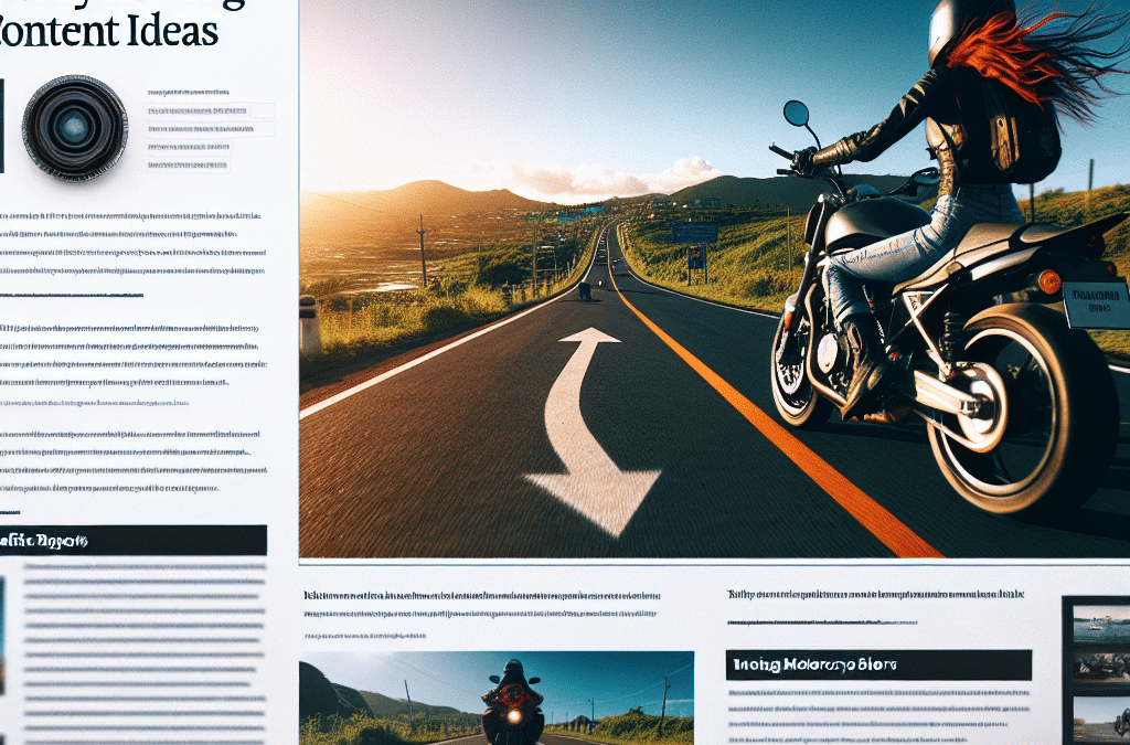 Content Ideas for a Motorcycle Blog That Drive Traffic