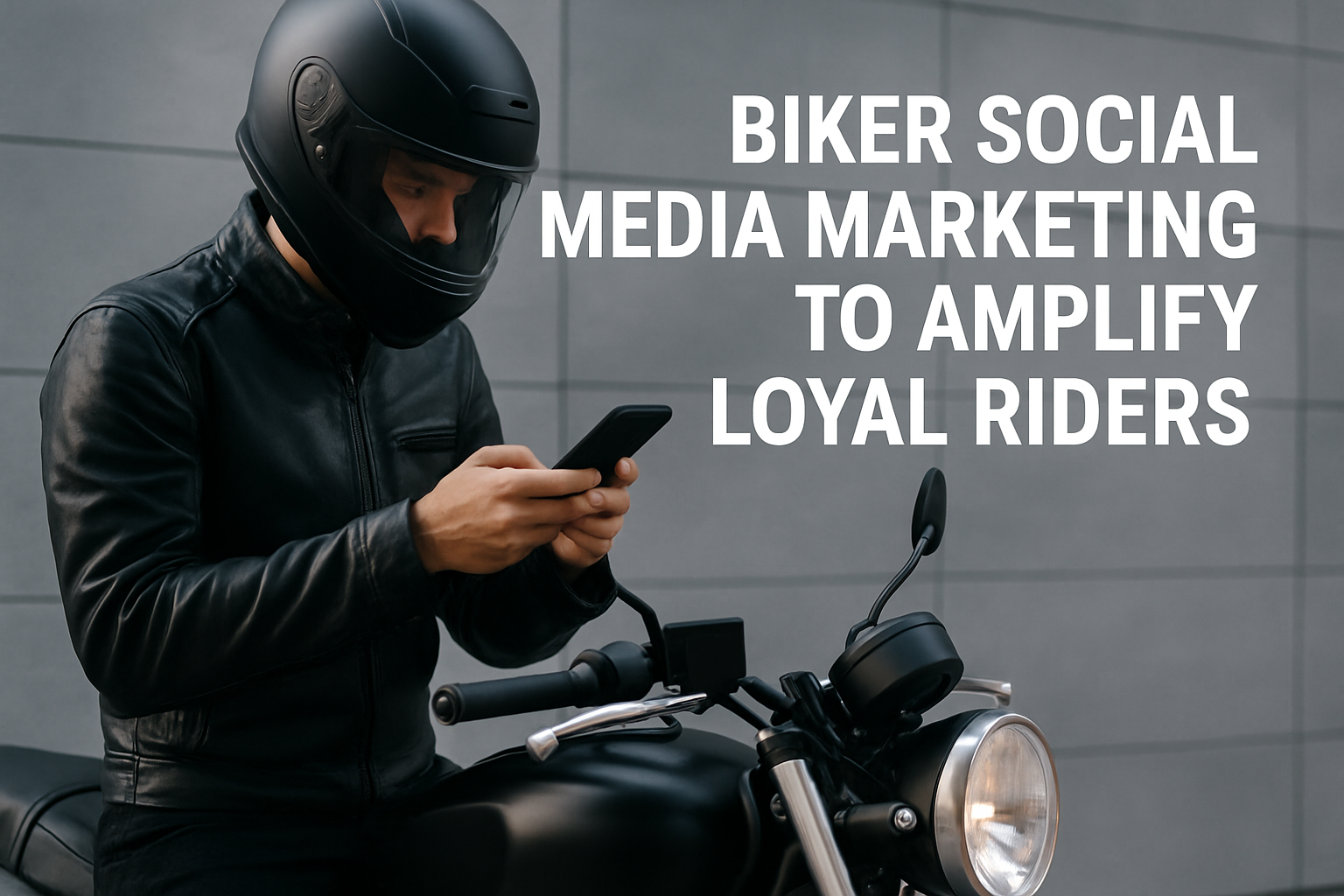 Biker Social Media Marketing To Amplify Loyal Riders biker social media marketing