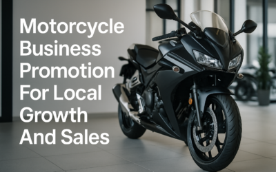 Motorcycle Business Promotion For Local Growth And Sales